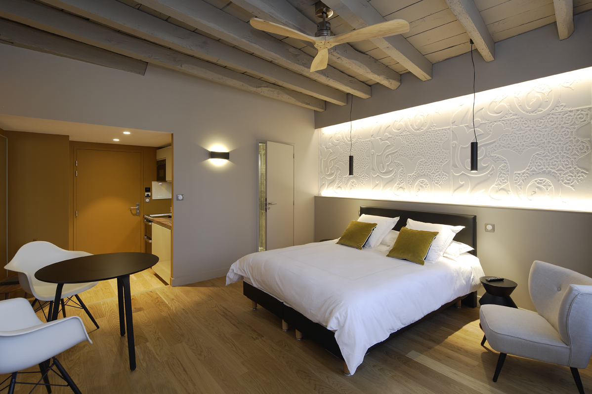 Studio avec vue sur le pont de la Terrade, 2-3 personnes